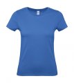 Dames T-shirt B&C E150 TW02T Azure